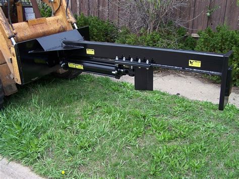 mini-skid steer upside down log splitter|skid steer mounted log splitter.